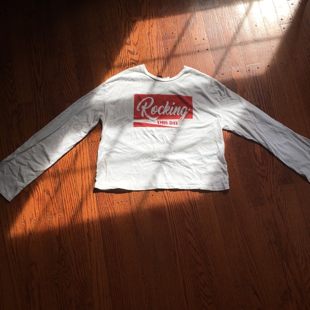 long-sleeve jersey top